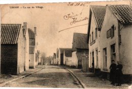 LIEGE    1  CP  Lincent  La Rue De Village  1906 - Lincent