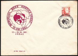 Yugoslavia 1981, Illustrated Cover "Chess Memorial Bora Kostic" W./ Special Postmark "Vrsac", Ref.bbzg - Covers & Documents