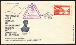 Yugoslavia 1964, Illustrated Cover "Partisna Meeting On Zumberak" W./ Special Postmark "Rude", Ref.bbzg - Covers & Documents