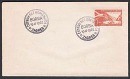 Yugoslavia 1962, Cover W./ Special Postmark "Borba Zagreb" ,ref.bbzg - Covers & Documents