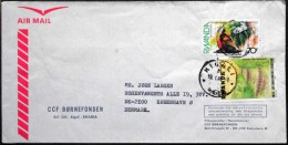 Rwanda Air Mail Cover Sent To Denmark  ( Lot 3666 ) - Sonstige & Ohne Zuordnung