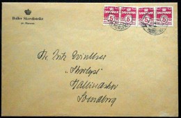 Denmark 1958  Letter BOLLER 8-3-1958 Pr.HORSENS  ( Lot 3726 ) - Covers & Documents