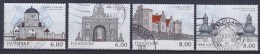 Denmark 2011 Mi. 1644-47 Manor Houses Voergaard, Nørre Vosborg, Gammel Estrup, Engelholm Slot Complete Set !! - Used Stamps
