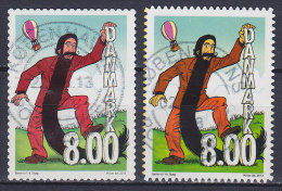 Denmark 2013 1734 A, C    8.00 Kr Childrens TV Hr. Skæg Mr. Beard (From Sheet & Booklet) Deluxe Cancels !! - Used Stamps