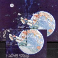 Kosmos 1992 Südafrika Ciskei 216+Block 7 O 9€ Bloques Hojitas EXPO Philatelic M/s Blocs Space Sheets Bf South Africa RSA - Oblitérés