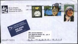 Mailed Cover (letter) With Stamps  From USA To Bulgaria - Autres & Non Classés