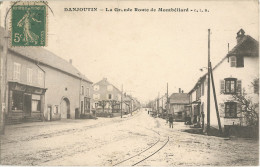 90 -  DANJOUTIN - CPA -  La Grande Route De Montbéliard - Danjoutin