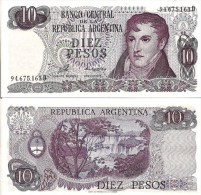 Argentina P300. 10 Pesos, General Belgrano / Iguazu Fallss, Misiones - Argentine