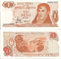 Argentina P287. 1 Peso, General Belgrano / Llao-Llao, Bariloche Mountain Resort - Argentinien