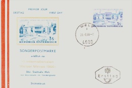 AUSTRIA. FDC INTERNATIONAL WELSER FAIR. 1966. WELS - Macchine Per Obliterare (EMA)