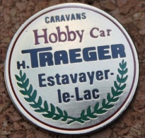 CARAVANS HOBBY CAR H. TRREGER - ESTAVAYER-LE-LAC - LAURIERS             (10) - Autres & Non Classés