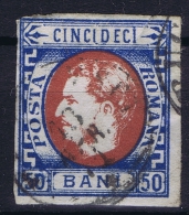 Romenia, 1869  Mi Nr 25 Used , - 1858-1880 Moldavië & Prinsdom