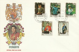 Penrhyn 1981 Royal Wedding FDC - Penrhyn