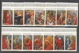 Burundi 1970 Paintings Religion Imperf. MNH DA.107 - Unused Stamps