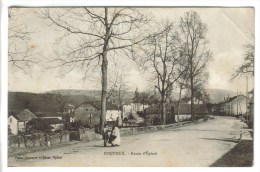 CPA POUXEUX ELOYES (Vosges) - Route D'Epinal - Pouxeux Eloyes