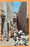 Market Alley Bridgetown Barbados Old Postcard - Barbades