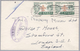 Canada 1955-10-15 Vanvouver Brief Nach London 2 Marken 1955 World Jamboree - Lettres & Documents
