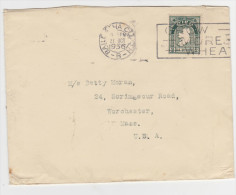Lettre Timbrée De L'EIRE Pour Les U.S.A.1936 - Storia Postale