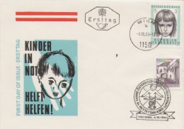 AUSTRIA. FDC SAVE THE CHILD. VIENNA 1966 - Macchine Per Obliterare (EMA)