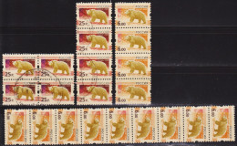 2008: Russland Mi.Nr. 1494 (13x) + 1496 (8x) Gest. (d806) / Russie Mi.No. 1494 (13x) + 1496 (8x)  Obl. - Used Stamps