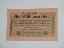 2 000 000 Zwei Millionen Mark 1923 -  Reichsbanknote - Germany - Allemagne **** EN ACHAT IMMEDIAT **** - 5 Millionen Mark