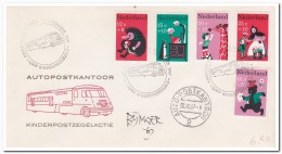 Kinderzegels 1967, Autopostkantoor - Briefe U. Dokumente