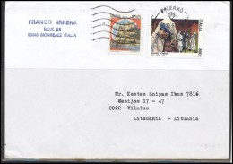 ITALY ITALIA Postal History Envelope IT 001 Mother Teresa Palermo Cancellation - Sonstige & Ohne Zuordnung