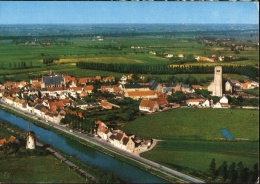 Damme - Panorama - Luchtopname, Molen - Damme