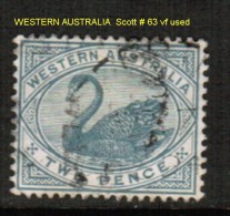 WESTERN AUSTRALIA    Scott  # 63 VF USED - Gebruikt