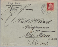 Heimat DE RP LAUTERECKEN 1912-12-5 Brief Nach Neu-Ulm - Storia Postale