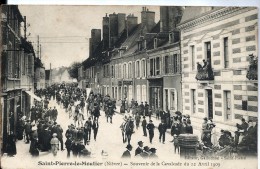 D58 - SAINT PIERRE LE MOUTIER -   SOUVENIR DE LA CAVALCADE DU 12 AVRIL 1909 - Saint Pierre Le Moutier