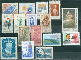 Brazil Lot Of 16 Stamps MNH** - Lot. 2820 - Collections, Lots & Séries