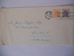 Hong Kong Lettre De 1958 Pour Zurich - Brieven En Documenten