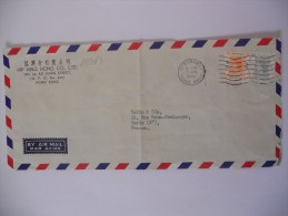 Hong Kong Lettre De 1959 Pour Paris - Lettres & Documents