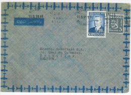 Par Avion  Luftpost  HELSINKI  10.5.1951  To Bruxelles  Belgium - Lettres & Documents