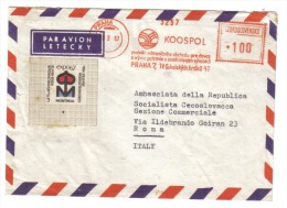 Expo67 Lettera All'ambasciata Della Repubblica Socialista Cecoslovacca In Roma  C.1745 - Covers & Documents