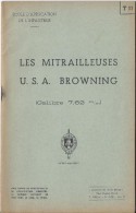 Manuel/ Ecole D´application De L´infanterie/Les Mitrailleuses USA Browning/Saint Maixent/ 1955  LIV50 - Altri & Non Classificati