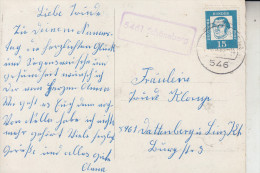 5460 LINZ, POSTGESCHICHTE, Landpostsstempel "5461 Schöneberg", Tagessstemepl Linz 1963 - Linz A. Rhein