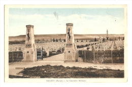 Cp, Militaria, Sillery (MArne) - Le Cimetière Militaire - Cimetières Militaires