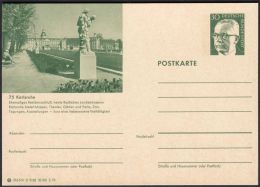 Germany 1973, Illustrated Postal Stationery "Karlsruhe", Ref.bbzg - Bildpostkarten - Ungebraucht