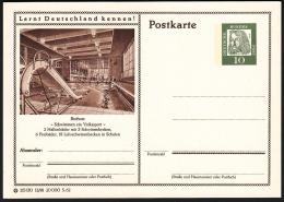 Germany 1962, Illustrated Postal Stationery "Swimming Pool In Bochum", Ref.bbzg - Cartes Postales Illustrées - Neuves