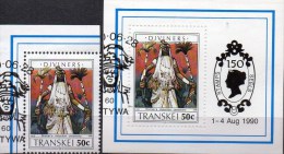 Zeremonie Wahrsagerei Südafrika Transkei 257+ Block 7 O 8€ Bloque Hojita Philatelic M/s Women Sheets Bf South Africa RSA - Usati