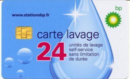 @+ Carte De Lavage BP - NEW - 24 UNITES. Recto : Www.stationsbp.fr (3) - Nouvelle Puce - Car Wash