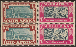 SOUTH AFRICA 1939 Vortrekker V Pair SG 80/1 M #CM331 - Nuevos