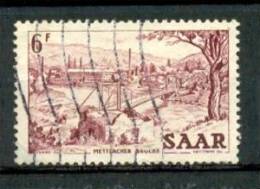 1953 GERMANY SAAR SUSPENSION BRIDGE MICHEL: 324 USED - Usados