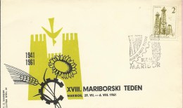 18th Maribor Week, Maribor, 30.7.1961., Yugoslavia, Cover - Covers & Documents