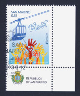 2012 SAN MARINO "EUROPA-VISIT" SINGOLO ANNULLO PRIMO GIORNO - Used Stamps