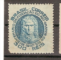 Brazil ** & 2º Cent. Da Cidade De Rio Grande Do Sul, J. Paes 1937 (334) - Ongebruikt