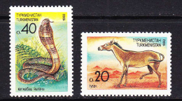 TKM-	05	TURKMENISTAN – 1992 ANIMALS - Slangen