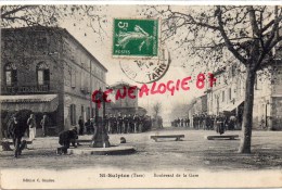 81 - ST SAINT SULPICE - BOULEVARD DE LA GARE - CAFE PONSANT - Saint Sulpice